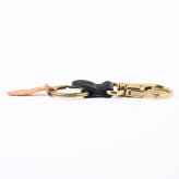 【名入れ無料】 イルビゾンテ IL BISONTE キーリング キーホルダー C0551 P 135 BLACK ブラック SKH016PG0020BK109 レザー 本革 バレンタイン 送別会 誕生日 結婚祝い 結婚式 名入れ 息子 娘 キーホルダー 高級 父の日 母の日 ホワイトデー