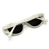 マックスマーラ Max Mara サングラス グローバルフィット UVカット アイウェア キャットアイ フォックス MM0161/S 21A 52 メンズ レディース ユニセックス オフホワイト+ダークグレー 海外正規品