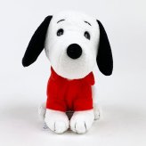 スヌーピー vintage PEANUTS 50年代 ビーンドール 赤シャツ おすわり インテリア ドール レトロ 50年 コミック レッド