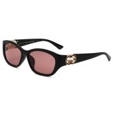 グッチ GUCCI サングラス アジアンフィット アイウェア UVカット スクエア GG1826SK-007 メンズ レディース ユニセックス ブラック+レッド 国内正規品