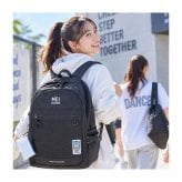 MEI OCEAN リュック 黒 通販 通学リュック バックパック 通学バッグ スクールバッグ 黒リュック 大きめ スクールリュック 女子高生 A4 B4 大容量 36L 高校生 中学生 女子 男子 軽量 軽い メイオーシャン かわいい おしゃれ 新学期準備