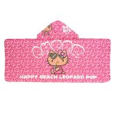 サンリオ 日焼けキティ 冷感タオルポンチョ ピンク/レオパード プール用品 Sanrio