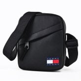 高品質ヨーロッパ輸入モデル トミーヒルフィガー TOMMY HILFIGER ショルダーバッグ TOMMY JEANS DAILY REPORTER メンズ ブラック AM0AM14608 BDS BLACK 送別会 誕生日 結婚祝い 結婚式 彼氏 息子 夫 男性 名刺入れ 高級 父の日 母の日 即日発送