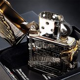 ジッポ ライター ハーレー ダビッドソン ZIPPO ブラック チタン加工 かっこいい 3面大型メタル イーグル HARLEY-DAVIDSON 日本国内限定モデル ジッポー ギフト