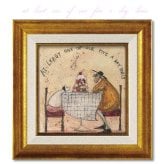 ユーパワー サムトフト ワン オブ ファイブ ドリス ST-04051 アートフレーム 絵 絵画 自転車 犬 イヌ dog sam toft