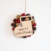 木製〈オーナメント〉プレート No.01［Merry Christmas］クリスマス 靴下 くつした 長靴 ながぐつ ベビーオーナメント レターバナー 雑貨 赤ちゃん キッズ グッズ アイテム sns インスタ映え アート 飾り 撮影 小物 飾り付け 記念写真