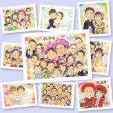 傘寿祝いのギフトに、とっておきの似顔絵を贈りませんか。下書き確認ができるので、安心して贈れます。 プレゼント 似顔絵 傘寿祝い ギフト 手描き 贈り物 名入れ 傘寿祝い お祝い 長寿 記念 大人数 おばあちゃん 祖父母 おじいちゃん 修正無料 名入れ 下書き確認 喜ばれる 実績多数 宝物 似てる 80歳 親孝行 長寿祝い 敬老の日 メモリアル オリジナル 初任給 家族 感謝の品 キレイ イラスト