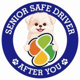 カーサイン 高齢者マーク SENIOR SAFE DRIVER シーポメ ステッカー シール 直径13cm 肉球 日本製 車