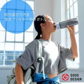 BRITA ブリタ ボトル型浄水器 アクティブ  0.6リットル  マイクロディスク( 浄水フィルター)3個入り 総ろ過水量:150 L  携帯型 浄水 ボトル サイズ：高さ23.5cm 直径7.5cm 重量:146 g 本体:中国  フィルター:ドイツ (カラー:3色)