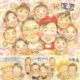 記念日の記念に、記念に残る似顔絵を作りませんか。 プレゼント 似顔絵 還暦祝い 手描き 名入れ ギフト 贈り物 記念日 お祝い 敬老の日 長寿 大人数 ご両親 家族 祖父母 下書き確認 名入れ 修正無料 そっくり 親孝行 宝物 喜ばれる 還暦祝い 60歳 宝物 古希 白寿祝い オーダーメイド 同窓会 喜寿祝い 大量注文 感謝 節目 メモリアルギフト 引っ越し 快気祝い イラスト 結婚祝い 長寿祝い