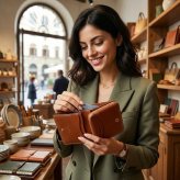 ベリーズヨーク　BELLIES YORK　コンパクト財布　二つ折り財布　BYTM1916BR　ブラウン　茶色　ベジタブルタンニン　イタリアンレザー　牛革　”エイジングを楽しむ革小物”