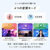 アンプ内蔵カラオケスピーカー サウンドプロN TKSM-37 家庭用 to-plan TO-PLAN  ワイヤレスマイク2本付き デュエット アンプ内蔵 Bluetooth 5.0 ホームシアター対応 カラオケアプリ使用 ひとカラ 練習 おうちカラオケ