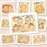 ダイヤモンド婚式のプレゼントに、大切なひとを似顔絵にしませんか。修正無料・下書き確認付き。安心してご注文いただけます。 ギフト 似顔絵 結婚記念日 名入れ 贈り物 プレゼント 手描き ダイヤモンド婚式 結婚記念日 金婚式 大人数 祖母 家族 おばあちゃん 夫婦 おじいちゃん 修正無料 下書き確認 名入れ 似てる 一生もの そっくり サプライズ 親孝行 長寿 ダイヤモンド婚式 感謝 結婚60周年