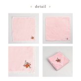 ハンカチ 今治 タオルハンカチ 1枚 不思議の国のアリス トランプウサギ 刺繍 ラッピング無料 日本製