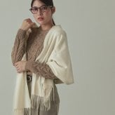 ＜刺繍納期注意＞極やわカシミヤ 100% ストール レディース 白 カシミヤストール 【名入れ刺繍可能】 マフラー カシミヤマフラー 無地 カシミヤ ストール 大きめ Filomo 柔らかい 敏感肌 春 秋 冬 ギフト プレゼント 7F (02000277r)
