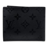 ルイヴィトン 財布 メンズ 二つ折り財布 LOUIS VUITTON ポルトフォイユ マルコ モノグラム ミッドナイト ブラック 黒 小銭入れ付き コンパクトウォレット M2A672 ブランド財布 ギフト プレゼント 新品