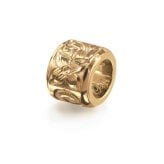 金属アレルギー対応 ペンダントトップ ハワイアンジュエリー 純チタン ゴールドカラー ペンダントトップ 誕生石 バレル Lサイズ チェーン別売り イオンプレーティング メンズ レディース プレゼント ハロウィン 【品番：TIP403L-Y】