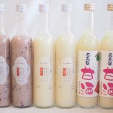 国産米使用ノンアルコール豪華甘酒6本セット 奥飛騨甘酒500ml(岐阜) 山崎 一糀(吟醸2本 古代米2本)(愛知)　計500ml×6本