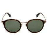 マックスマーラ Max Mara サングラス ノーズパッド UVカット アイウェア ボストン ウェリントン MM0147-K/S 52A 54 メンズ レディース ユニセックス ハバナ（クリア）+グリーン 海外正規品