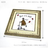 アートフレーム サムトフト ワイルドでいこう st-04015 風に生まれ変わる  絵画 ギフト アート おしゃれ 北欧 インテリア お部屋