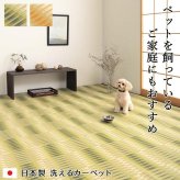 ラグ カーペット 洗える ござ 日本製 国産 丈夫 除菌スプレー対応 敷詰 敷物 アウトドア レジャー ペット 江戸間4.5畳（約261×261cm）