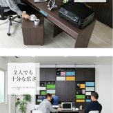 デスク チェア サイズが選べるワイド ひとりなら広々と、ふたりでも余裕をもって使用できます。 新生活