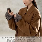 思わず触りたくなる 2WAY ボアミトン 定形外 送料無料 108598 手袋 グローブ スマホ操作可能 防寒 レディース 秋冬 ファッション 小物 カジュアル フリーサイズ ギフト