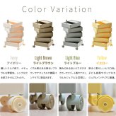 360回転ワゴン 5段 RELS0337 キャスター付きワゴン リビング収納 韓国スタイル ポップ 角型 プラスチック キッチンワゴン トロリー ワゴンラック幅49.5cm 奥行39.5cm 高さ71cm 新生活