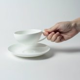 ティーカップ＆ソーサー 〈1890Y-AB04〉 柳宗理 ボーンチャイナシリーズ NIKKO 洋食器 碗皿 r8d 電子レンジ対応 食洗機対応