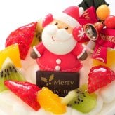 クリスマス 2026 予約 Xmas 人気 かわいい クリスマスケーキ フルーツ生クリームケーキ 3号 1名様用 お一人様ケーキ ひとり 1人用 単身 プチ 2人用 冷凍