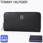 高品質ヨーロッパ輸入モデル トミーヒルフィガー TOMMY HILFIGER 長財布 ラウンドファスナー ジップアラウンド メンズ レディース アイコン エンブレム ブラック AW0AW15181 BDS BLACK ウォレット 送別会 誕生日 結婚祝い 結婚式 彼氏 息子 夫 男性 名刺入れ 高級 父の日 母の日 即日発送