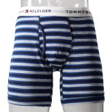 トミーヒルフィガー：COTTON CLASSICS ボクサーブリーフ 3PK（ブルーオムバ)[ボクサーパンツ/ 男性下着/ メンズインナー/人気ブランド/おすすめギフト/誕生日プレゼント/メンズファッション]