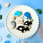 【海獣ver】アイシングクッキー＆ザクザククッキー缶