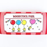 スヌーピー ウッドストック メガネケース 遊園地 SNOOPY