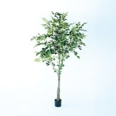 観葉植物 造花 ベンジャミン BROWN 全高約210cm 大型 フェイクグリーン 高級 本物そっくり リアル おしゃれ インテリア 人工観葉植物 アーティフィシャルグリーン 自然樹形 オフィス 店舗 ホテル 開店祝い 室内 リビング 玄関 風水 ベンジャミナ