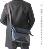 2way ショルダーバッグ 本革 A4収納 レザー バッグ 日本製 コンパクト 大容量 メンズ