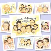 似顔絵 プレゼント 金婚式 贈り物 ギフト 名入れ 手描き 金婚式 お祝い 結婚記念日 結婚50周年 記念日 大人数 祖父母 お母さん 夫婦 家族 両親 お父さん 下書き確認 修正無料 名入れ 宝物 そっくり 一生もの 親孝行 50周年 思い出 感謝 長寿 喜寿祝い 引っ越し 百寿祝い ホワイトデー オーダーメイド 贈答品 初任給 色紙 メモリアル ハロウィン
