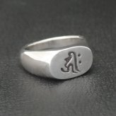 梵字リング 阿弥陀如来 千手観音菩薩 シルバー925 【刻印無料】 梵字 あみだにょらい せんじゅかんのんぼさつ キリーク 子 鼠 戌 犬 亥 猪 干支 リング 指輪 シルバーアクセサリー クリスマス メンズ ユニセックス クリスマス 箱入り 彫金 Grand Galleria グランドガレリア