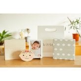 kittoko【red】ファーストヘア ファーストカット 出産祝い お誕生日 ギフト プレゼント　赤ちゃん　筆