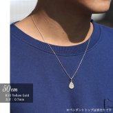 ゴールド ネックレス ハワイアンジュエリー イエロー ゴールド チェーン ネックレス チェーンのみ あずきチェーン 太さ0.7mm K10 イエローゴールド 長さ選べる ネックレス チェーン メンズ レディース 誕生日 プレゼント ハロウィン 【品番：AZCH-Y】