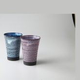 さざなみフリーカップペア 陶器 美濃焼 やきものの里から、暮らしを贈ります。　ギフト 食器 セット テーブルウェア