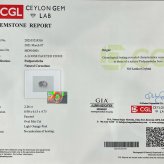 非加熱 パパラチアサファイア 2.26ct ピンク ルース 宝石 裸石 サファイア パパラチャ パパラチア  ジュエリー オリジナル 誕生石 9月 プレゼント コレクション