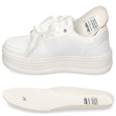 厚底スニーカー レディース ジュニア ガールズ 女の子 靴 厚底リボンガーリースニーカー リボン サテン チャーム 2WAY 厚底 軽量 ガーリー 韓国風 KewKew 2464 キューキュー
