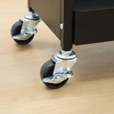 すきま収納ワゴン Flat(フラット) オフホワイト・ブラック・グレージュ 3色展開 キッチンワゴン レンジ台 キャスター付き 省スペース おしゃれ シンプル 新生活 家具 インテリア 不二貿易