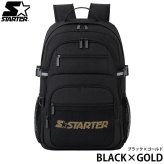 STARTER スターター リュック 大容量 25L 軽量 3層式 PC収納 a4 レディース メンズ 学生 高校生 通勤 通学 新生活 入学準備 ブランド ロゴ スクールリュック スポーツリュック アウトドア 旅行 黒 2026fw