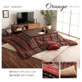 こたつ布団 長方形 日本製 シェニール カラフル エスニック 約200×250cm イエロー ポリエステル 綿 フランネル こたつ掛布団 こたつふとん コタツ掛け布団 コタツ掛布団 こたつ用品 冬用 冬物 寝具 寝室用品 インテリア あったか 手洗い