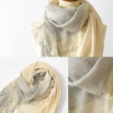【niki* ニキ】播州織 コットン 2カラー パネル uroco ストール (625-055)レディース 春 夏 秋 冬 薄手 ショール マフラー 北播磨 姫路 ギフト オリジナル テキスタイルデザイナー 冷房対策 ナチュラル おしゃれ 上品 伝統工芸 30代 40代 50代 60代