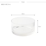 FOYER ホワイエ PVシリンダー 直径20cm×高さ10cm