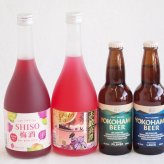 鍛高譚とクラフトビール4本セット(合同酒精赤鍛高譚20度(北海道) 合同酒精鍛高譚の梅酒12度(北海道) 横浜ビール ピルスナー(神奈川県) 横浜ビール ラガー(神奈川県)) 720ml×2本 330ml×2本