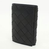 ボッテガ・ヴェネタ 6連キーケース コンパクト メンズ ブランド BOTTEGA VENETA   レザー 630336 ネイビー